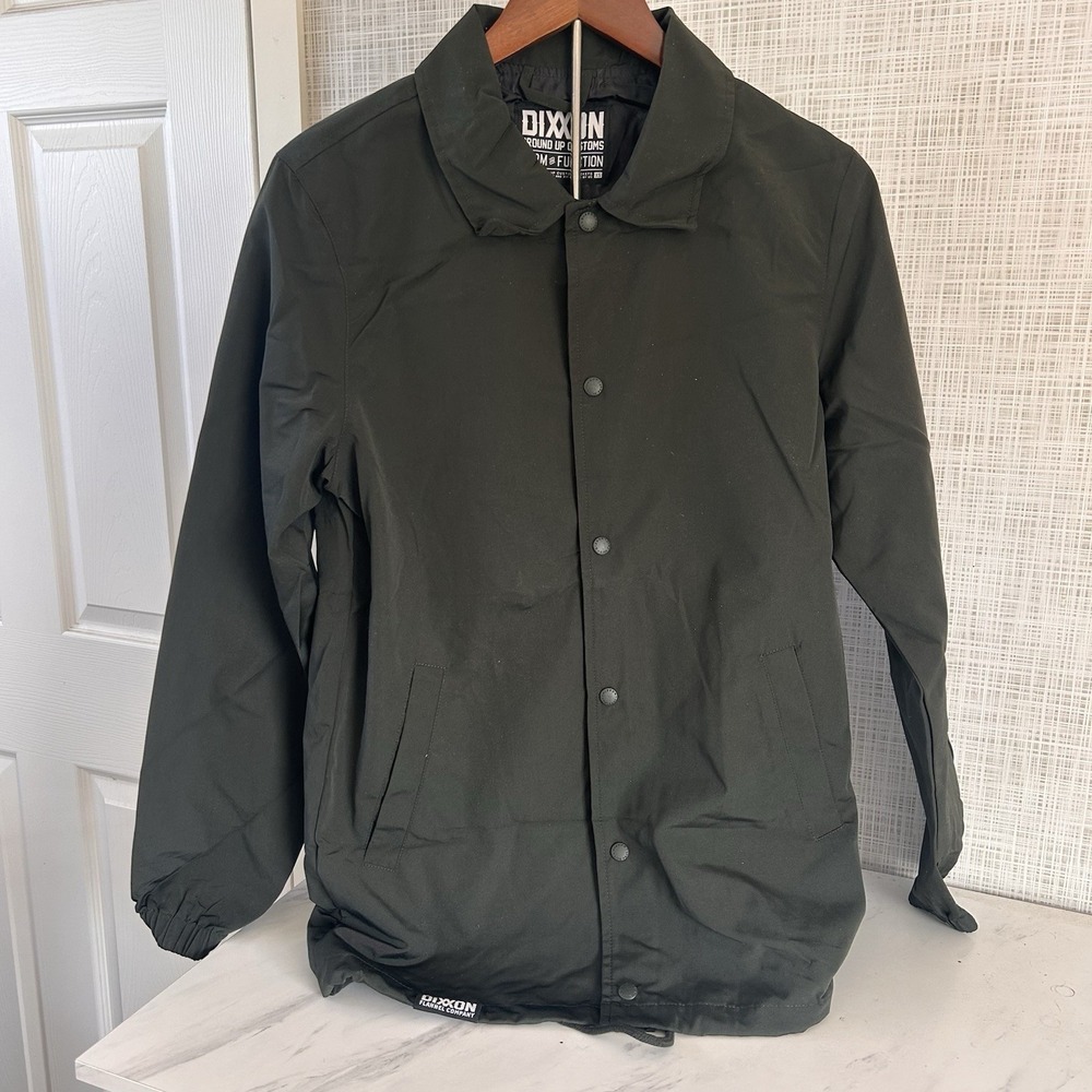 Dixxon Flannel Co Jacket Men's XS Dark Gray Grounds Up Customs Snap Front New Z